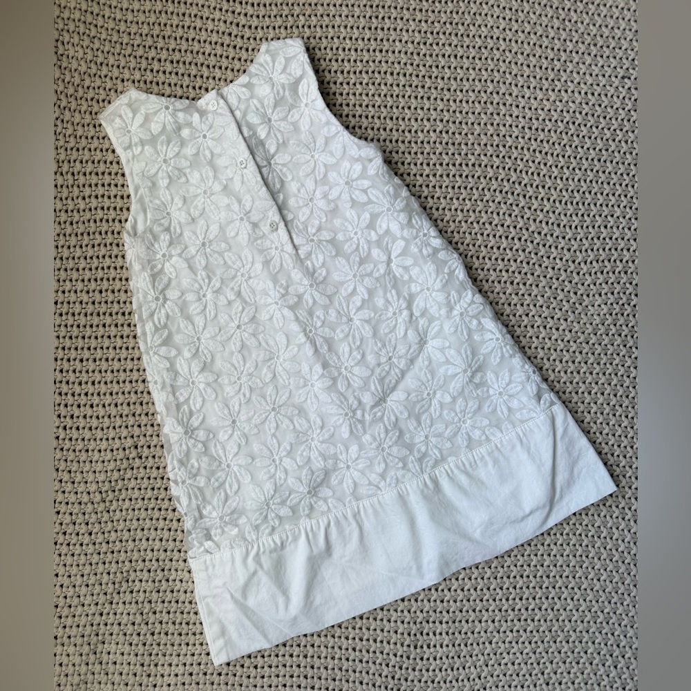 Beautiful Embroidered 5T Easter White Floral Dress - Picture 4 of 5
